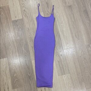 Naked Wardrobe Purple Sleeveless Maxi Dress Size XS